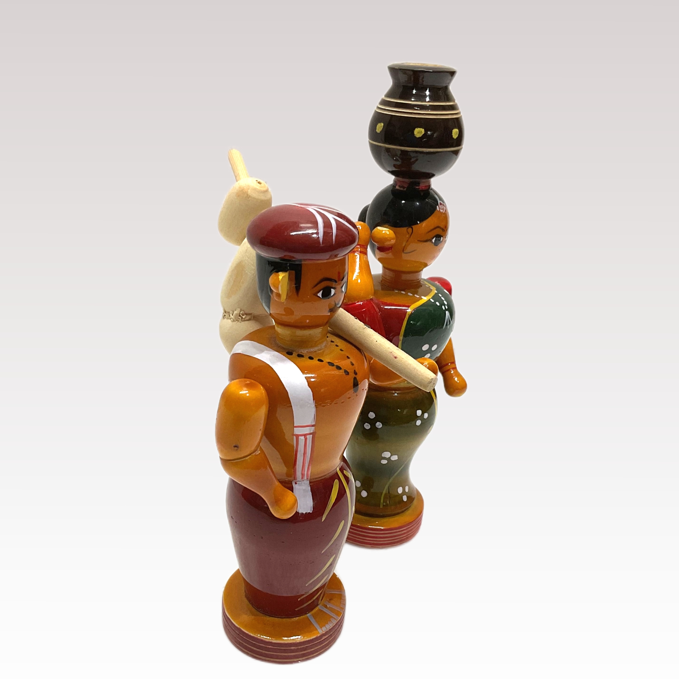 Village Couple - Etikoppaka Toys - Image 3