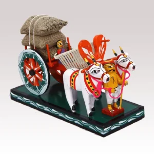 Bullock Cart 10 Inches - Kondapally Toys