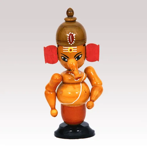 Rotating Ganesha Big – Etikoppaka Toys