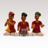 Sannai Mallam Three Men Sitting Kondapalli Toys