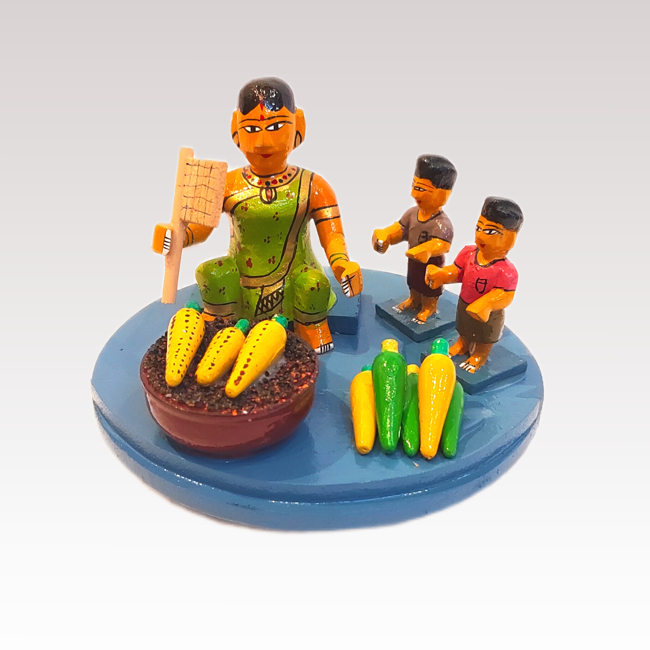 Corn Seller Round Kondapalli Toys - Image 2