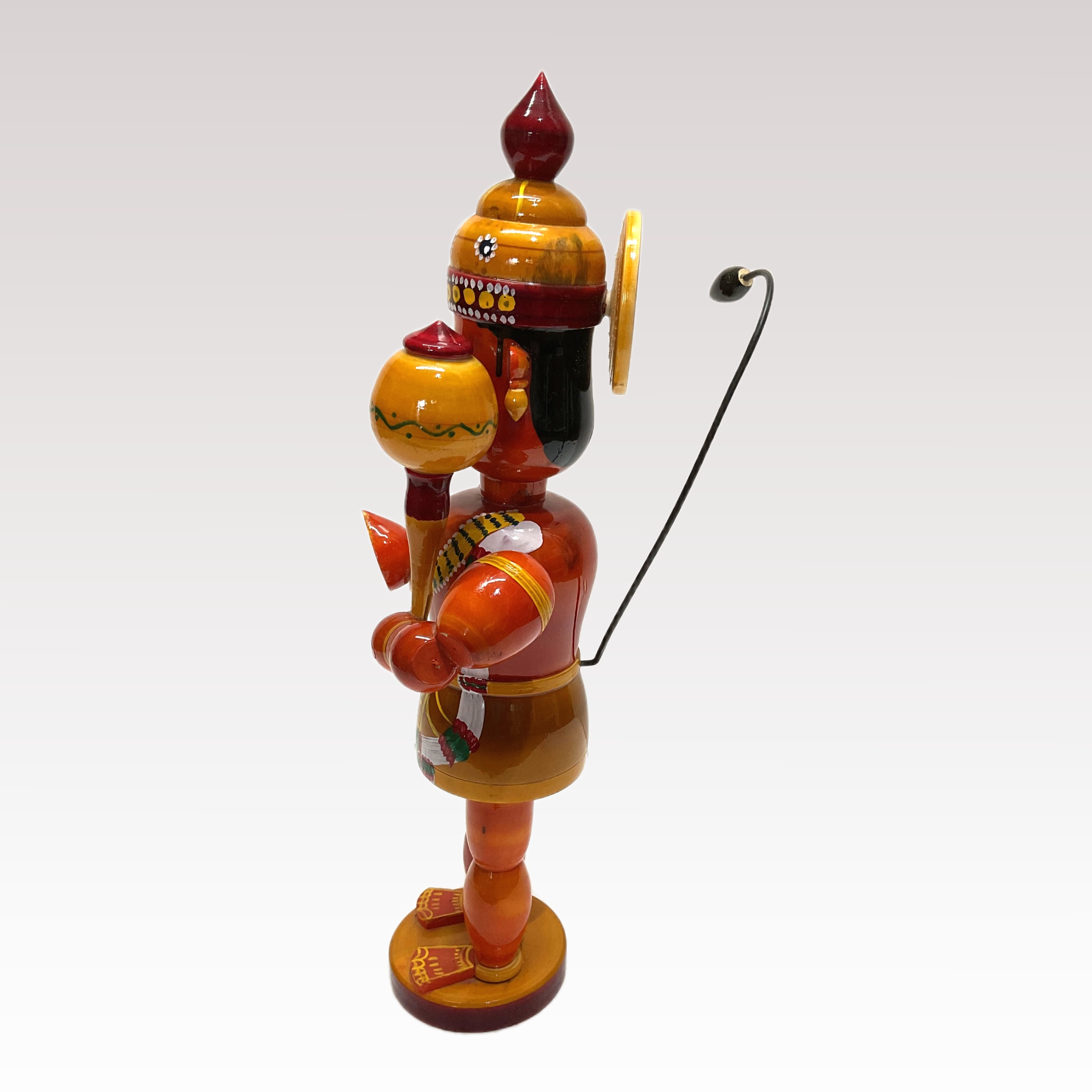 Hanuman Standing Big Etikoppaka Toys - Image 2