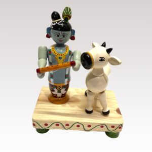 Cow Krishna Etikoppaka Toys