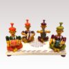 Sannai Mallam 4 Men Set Sitting Etikoppaka Toys