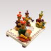 Sannai Mallam 4 Men Set Sitting Etikoppaka Toys - Image 4
