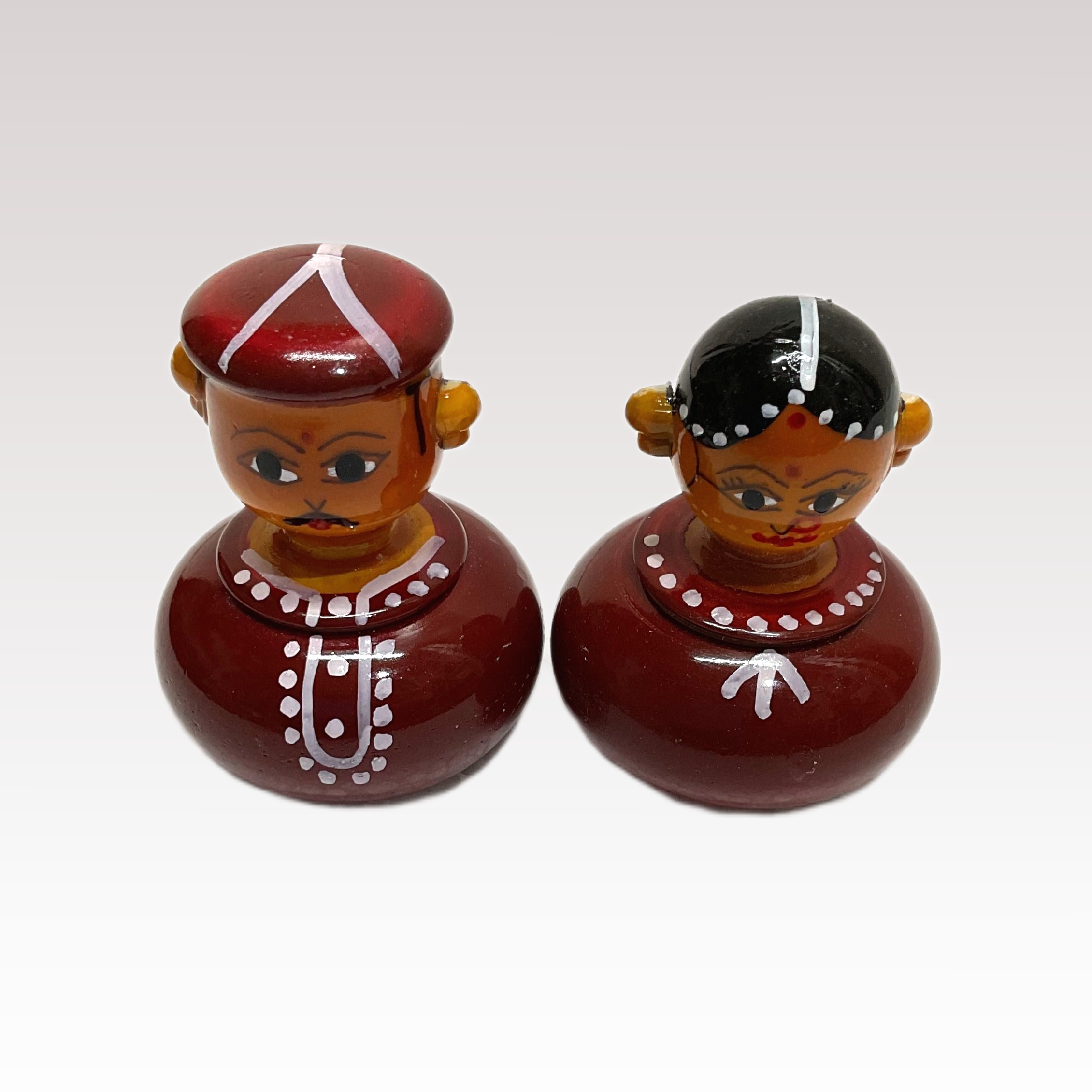 Raja Rani Kum-Kum Set Etikoppaka Toys - Image 2