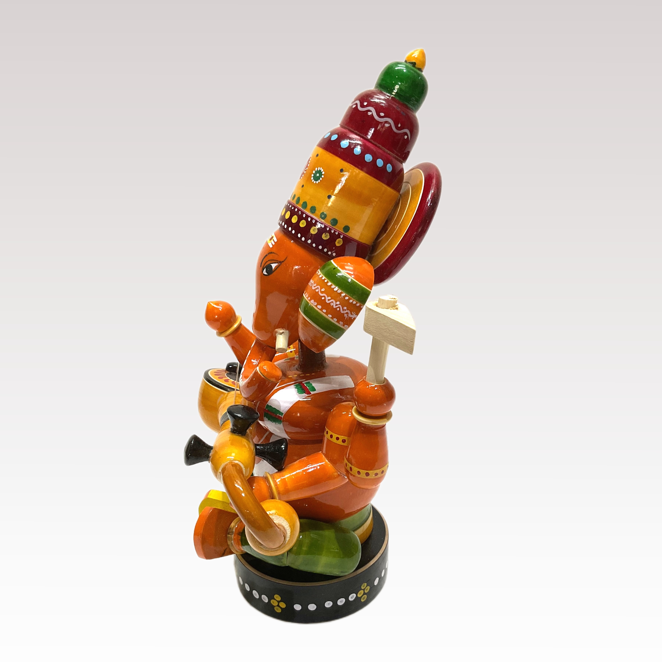 Veena Ganesh Big Etikoppaka Toys - Image 3