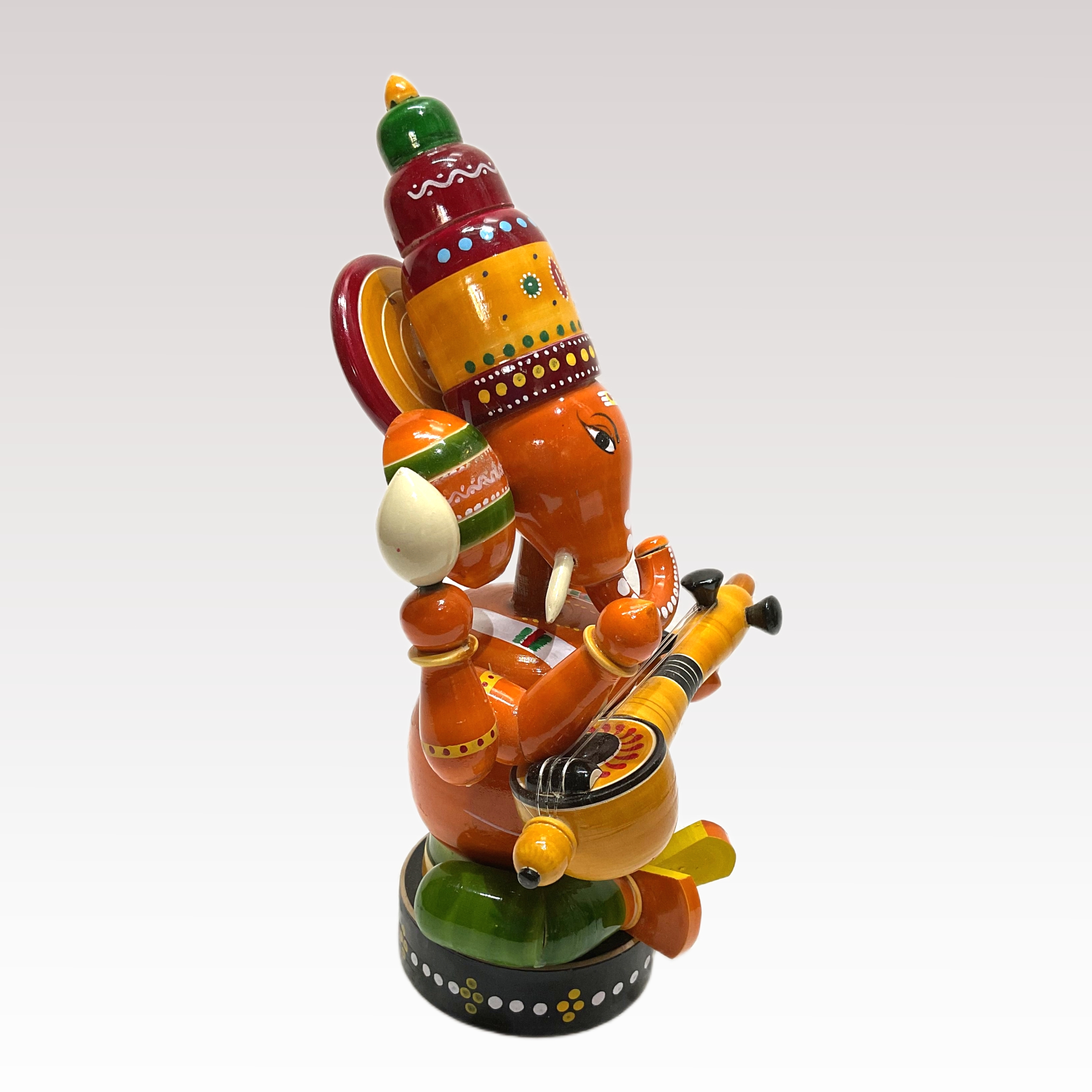 Veena Ganesh Big Etikoppaka Toys - Image 4