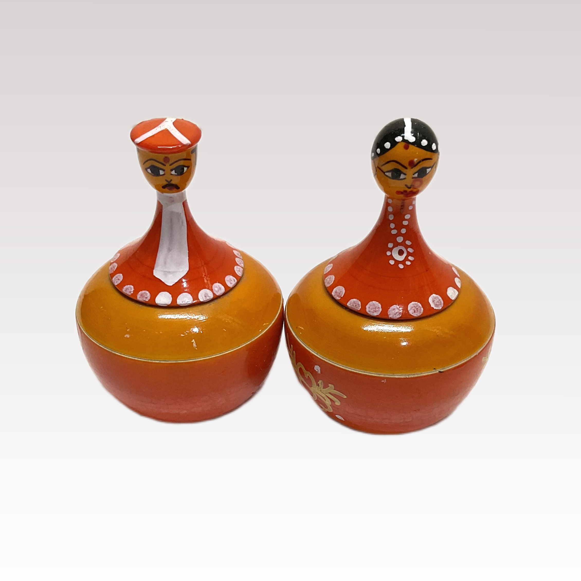 Raja Rani Kum-Kum Set Special Etikoppaka Toys - Image 2