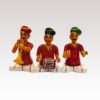Sannai Mallam Three Men Sitting Kondapalli Toys - Image 2