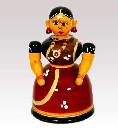 Butta Bomma Kumkum Box From Etikoppaka