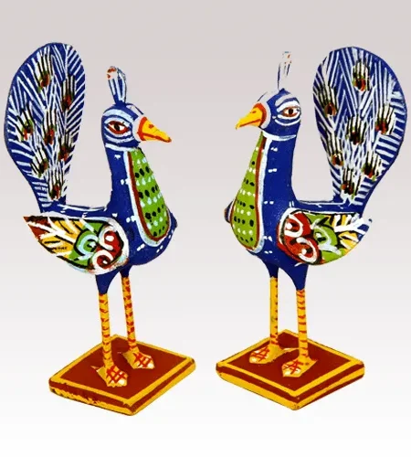 Peacock Set(Tail up) - Kondapally Toys